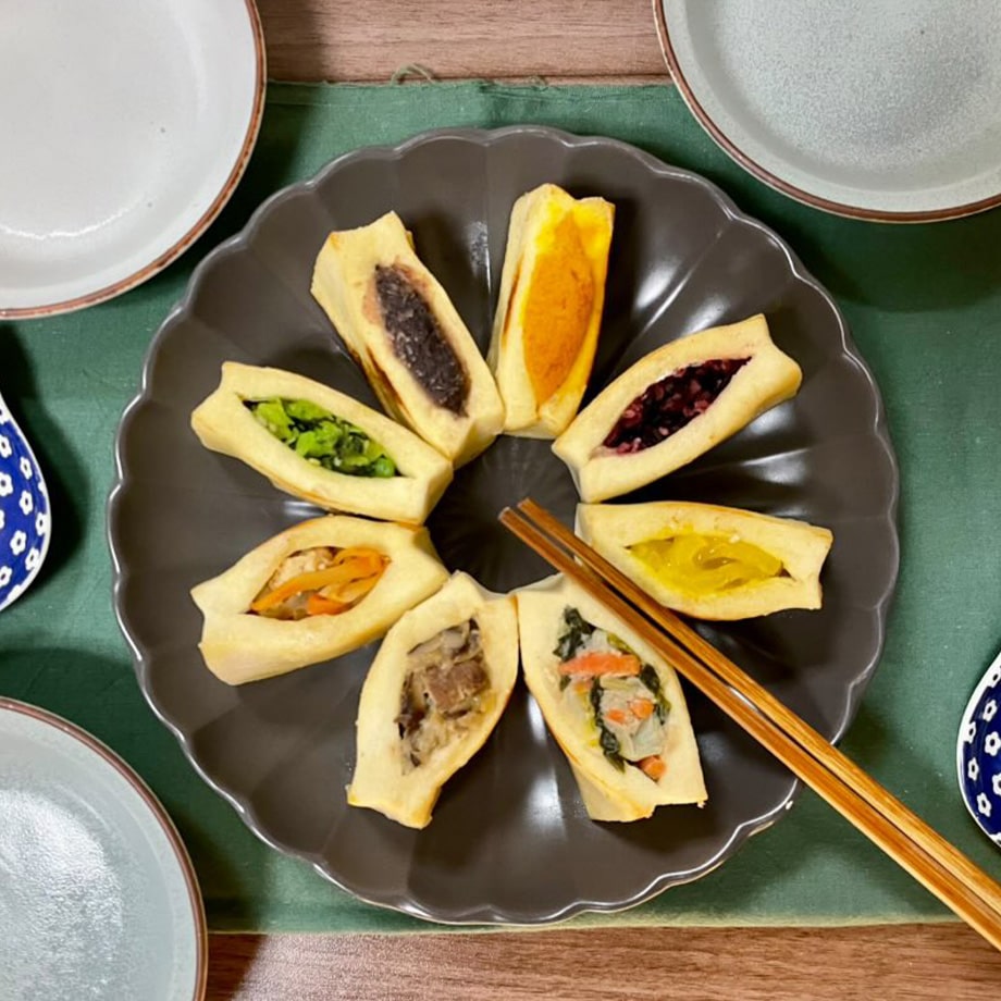 こうや豆腐のカレーパン風