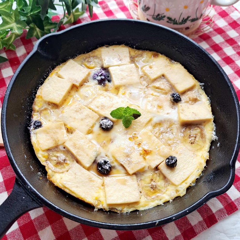 高野豆腐で簡単えびパン